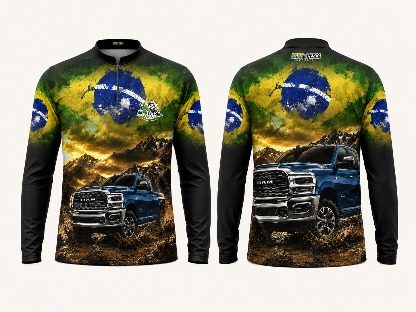 Camiseta completa modelo Ram Brasil