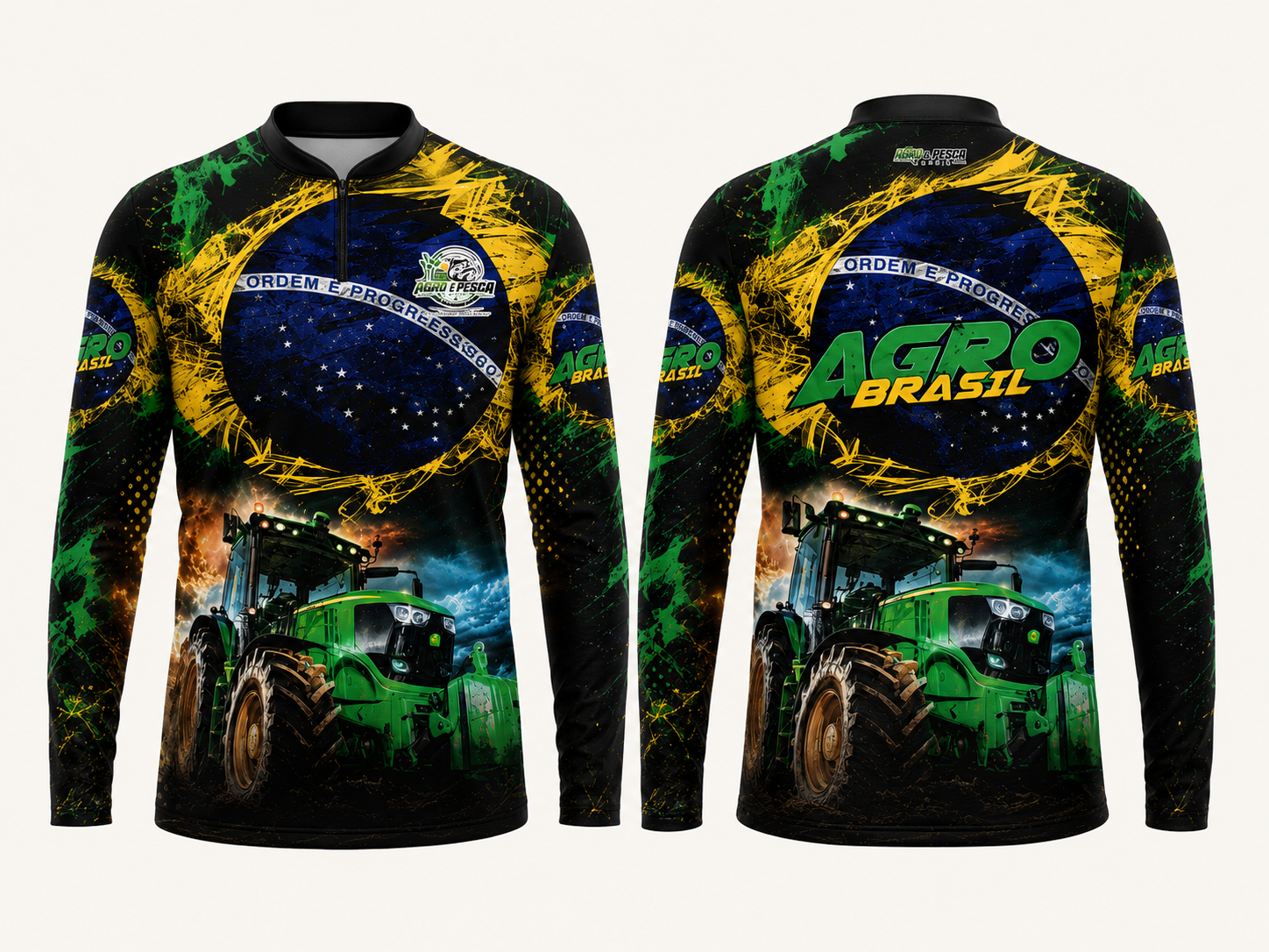 Camiseta completa modelo Agro Brasil