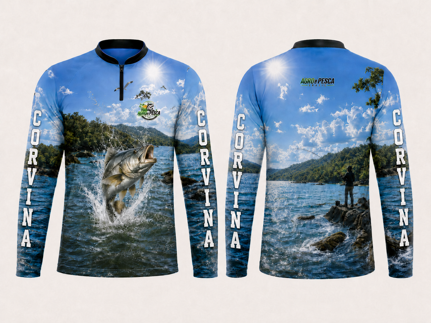 Camiseta completa modelo Corvina