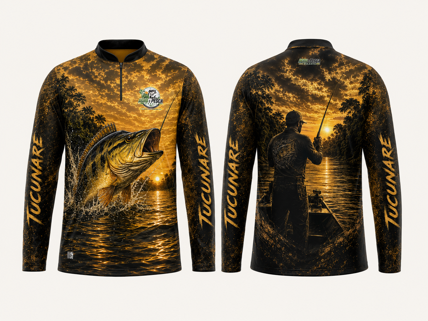 Camiseta completa modelo Tucunaré