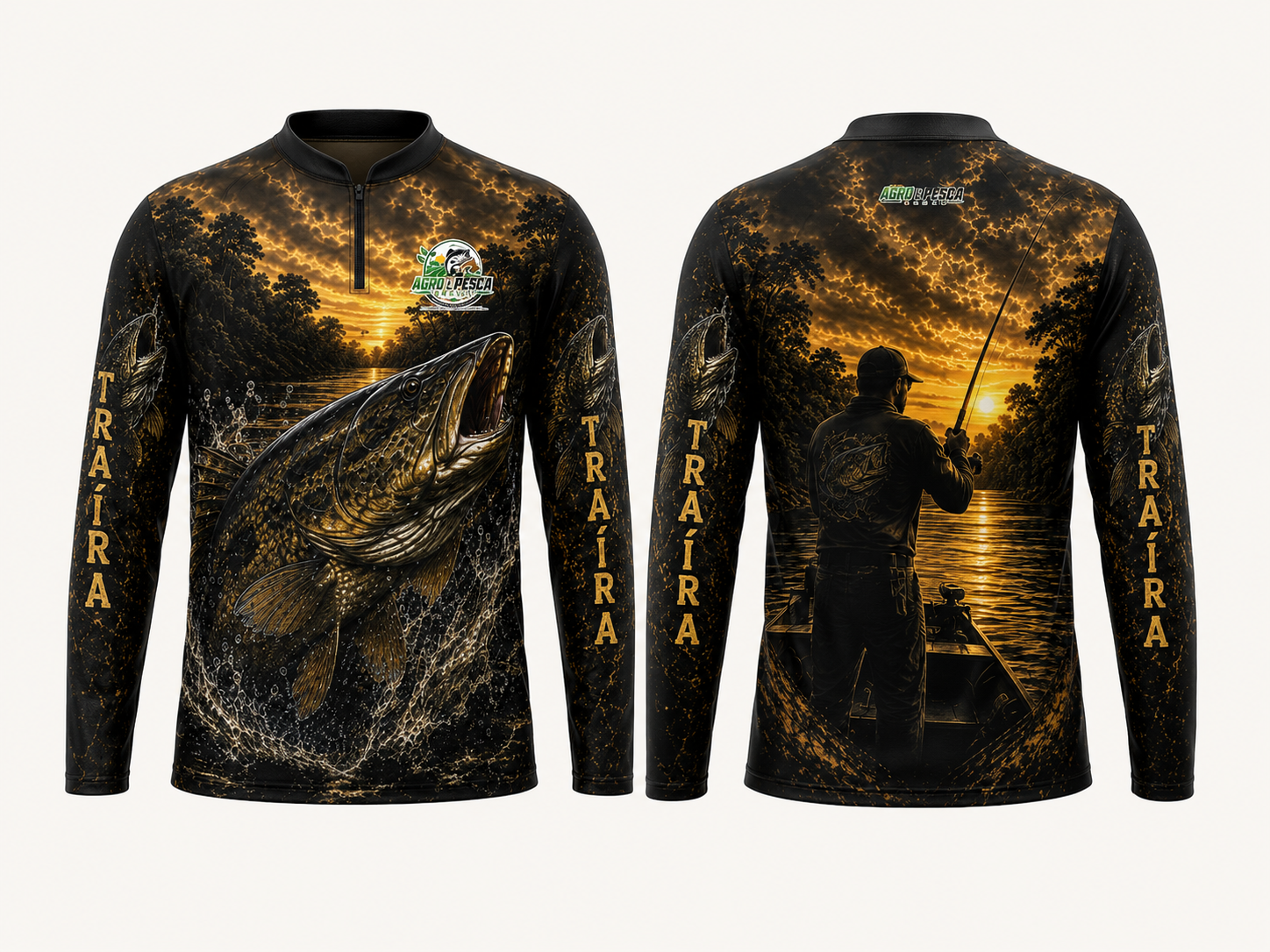 Camiseta completa modelo Traíra